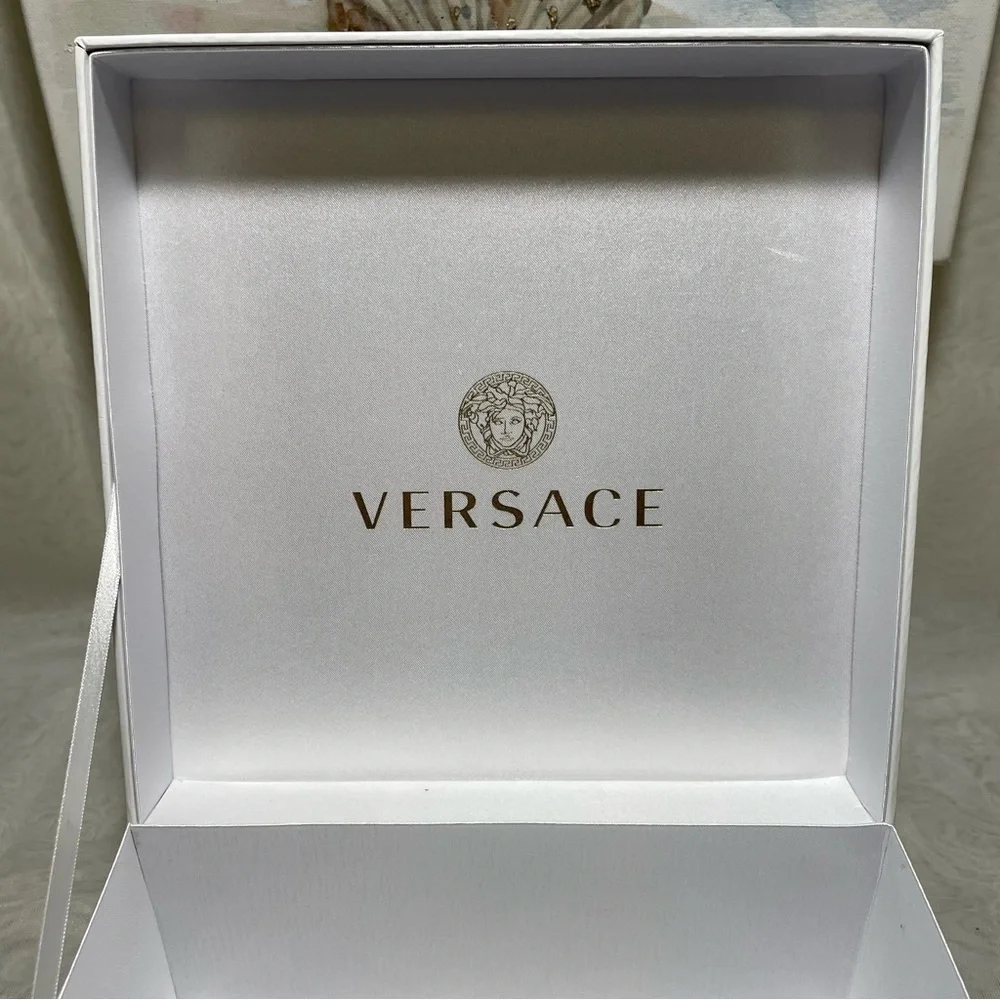 Versace White Box with Gold Versace Logo